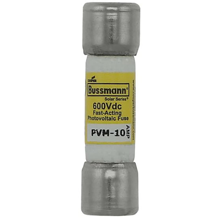 Bussmann PVM-15 - Fast-Acting Fuse 15A 600V (50kA AIC @600VDC)