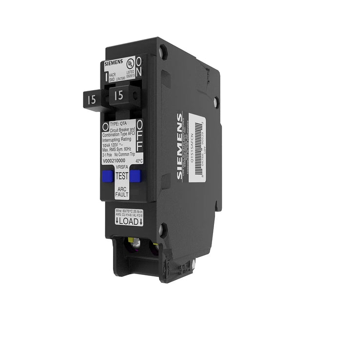 Siemens Q2020AFC - GFI Breaker 20A 120V 1-Pole Plug-In