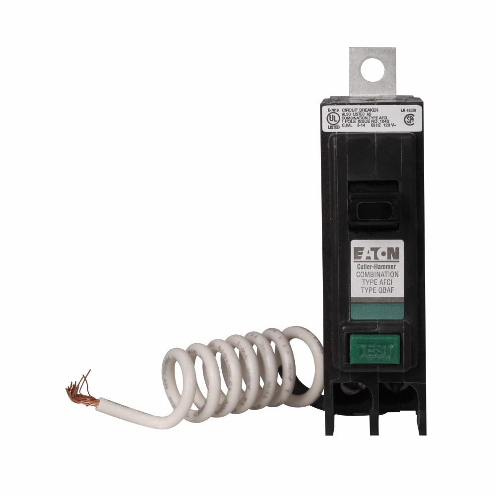 Cutler Hammer QBCAF1015 - Molded Case Breaker 15A 1P (10kA AIC)