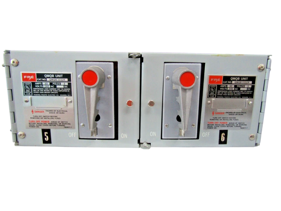 American/Federal Pacific QMQB3332R - Fusible Safety Switch 240V 30A (3-Pole, 200kA AIC)