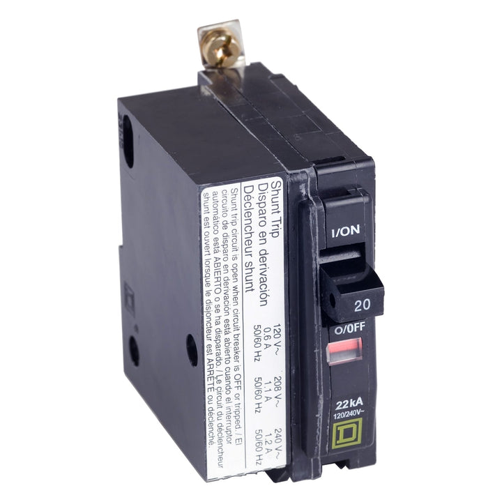 Square D QOB1251021 - 1-Pole 25A Molded Case Breaker (Bolt-On)