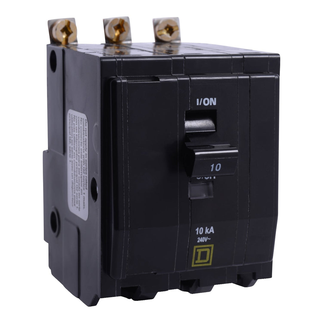 Square D QOB3105237 - Molded Case Circuit Breaker 10A 3-Pole