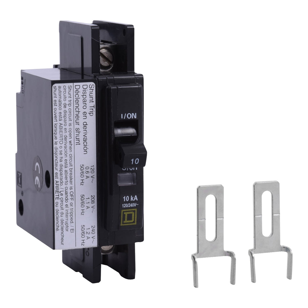 Square D QOU1101021 - Molded Case 10A 120V 1-Pole Breaker