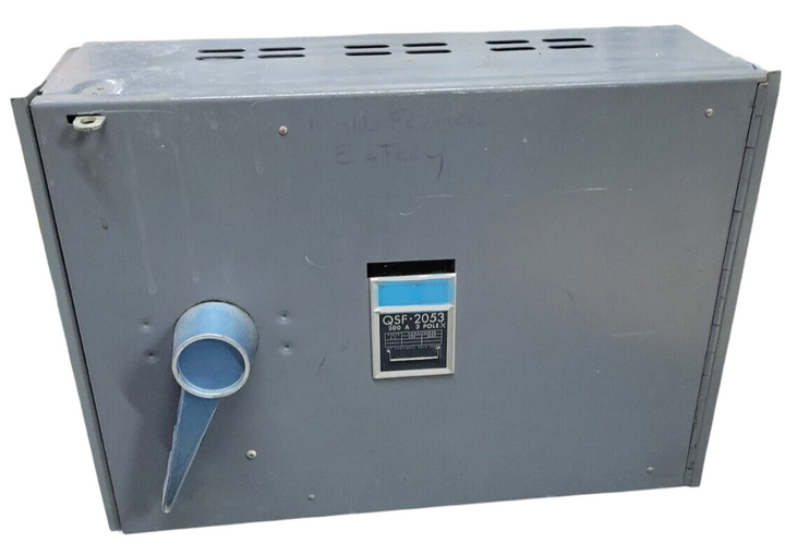 Zinsco QSF2053 - Fusible Safety Switch 200A 600V (3-Pole HED Frame Compatible)
