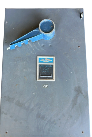 Sylvania QSF4032-MAIN-BLUE-HANDLE - Fusible Disconnect Switch 400A@240V (200kA AIC)