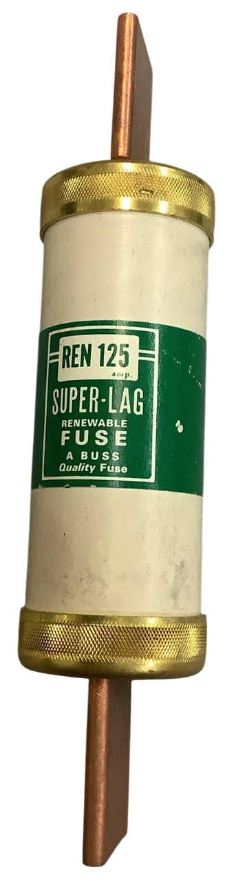 Bussmann REN-125 - Super-Lag Fuse 125A (10kA@250V Interrupt Rating)