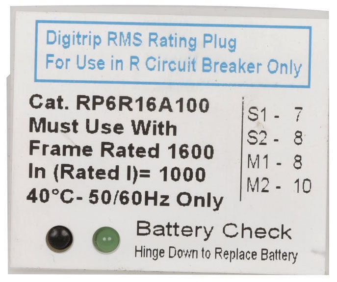 Cutler Hammer RP6R16A160 - Rating Plug 160A (Series G)