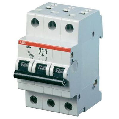 ABB S203UP-K3 - 3-Pole Molded Case Breaker, 3A, 480V