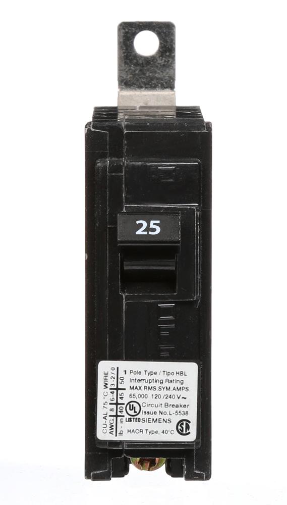 Siemens B125HH - Molded Case Circuit Breaker 25A 1-Pole