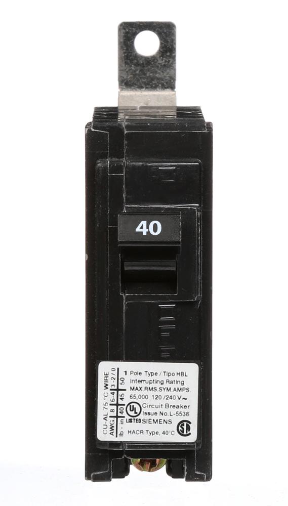 Siemens B140HH - Molded Case Circuit Breaker 40A 1-Pole