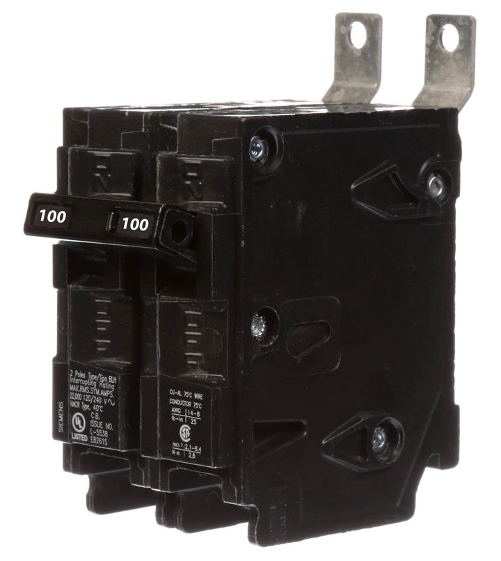 Siemens B2100H - Molded Case Circuit Breaker, 100A 1-Pole