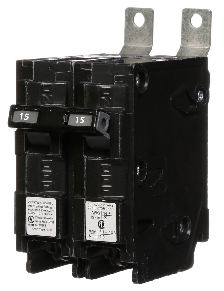 Siemens B215HH - Molded Case Circuit Breaker, 15A 2-Pole