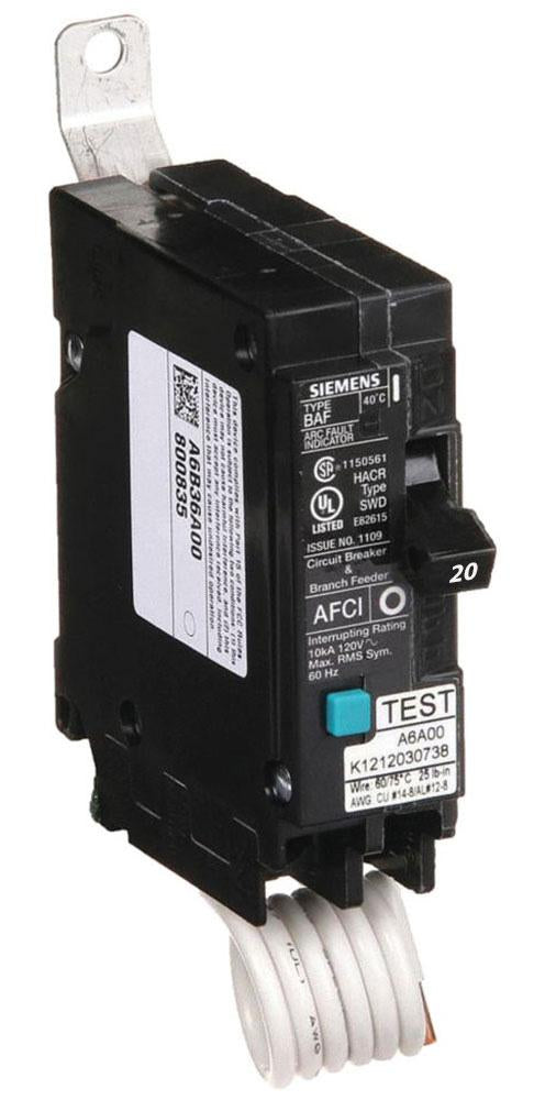 Siemens BA120AF - Molded Case Circuit Breaker 20A 1-Pole