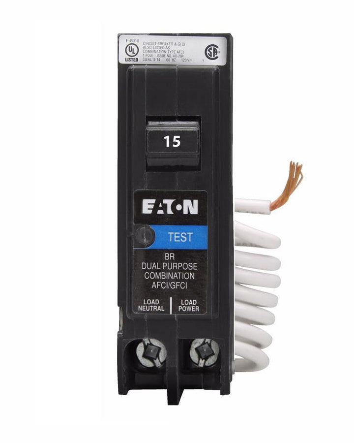 Cutler Hammer BRAFGF115 - 1-Pole Thermal Magnetic Breaker 15A 120V