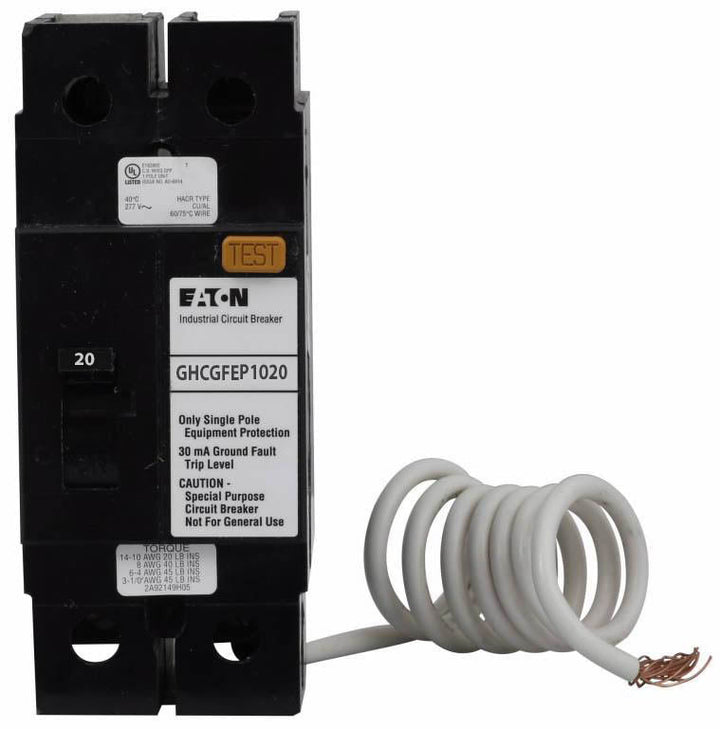 Cutler Hammer GHCGFEP1020 - Molded Case Breaker 20A 277V 1P