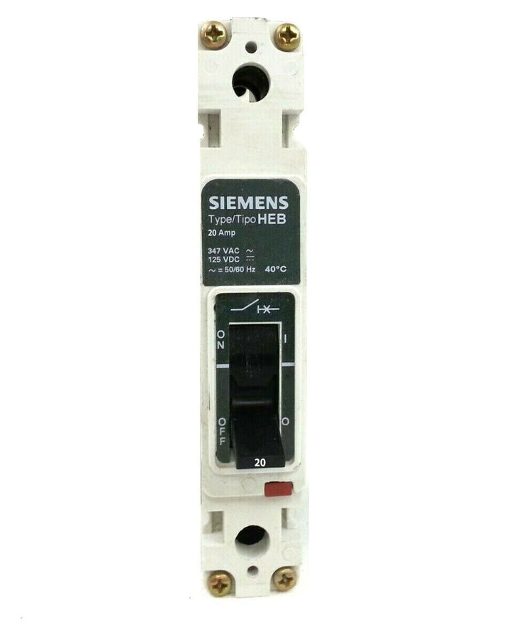 Siemens HEB1B020B - Molded Case Circuit Breaker 20A 1P (65kA AIC)