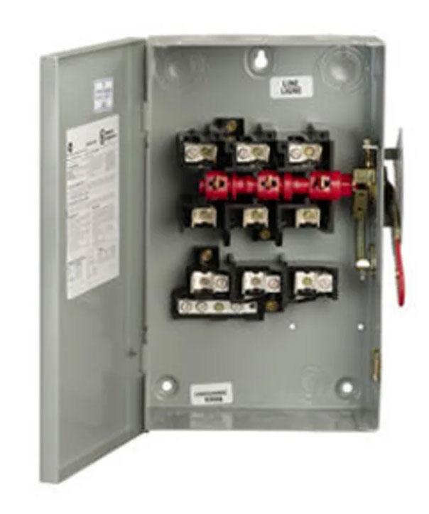 General Electric TGN3321R - Non-Fusible Disconnect Switch 30A 240V 3-Pole (NEMA 3R, 100kA AIC)