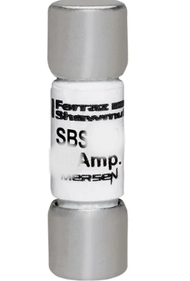 Mersen SBS1-8/10 - Low Voltage Ferrule Fuse 1A 600V (100kA AIC)