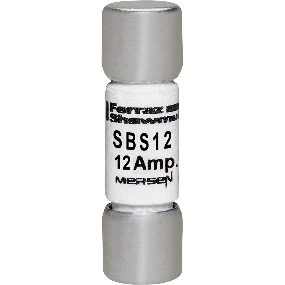Mersen SBS12 - Low Voltage Ferrule Fuse 12A 600V (100kA AIC)