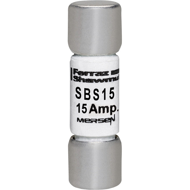 Mersen SBS15 - Low Voltage Ferrule Fuse 15A 600V (100kA AIC Rating)