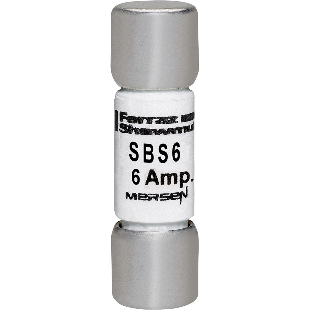 Mersen SBS6 - Low Voltage Ferrule Fuse 6A 600V (100kA AIC)