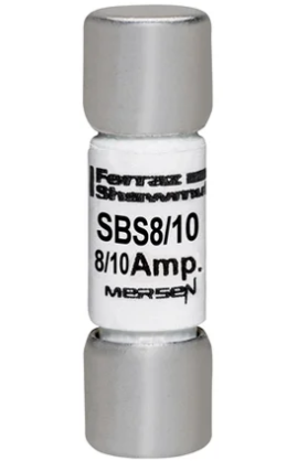 Mersen SBS8/10 - Low Voltage Fuse 8A (600V, 100kA AIC)