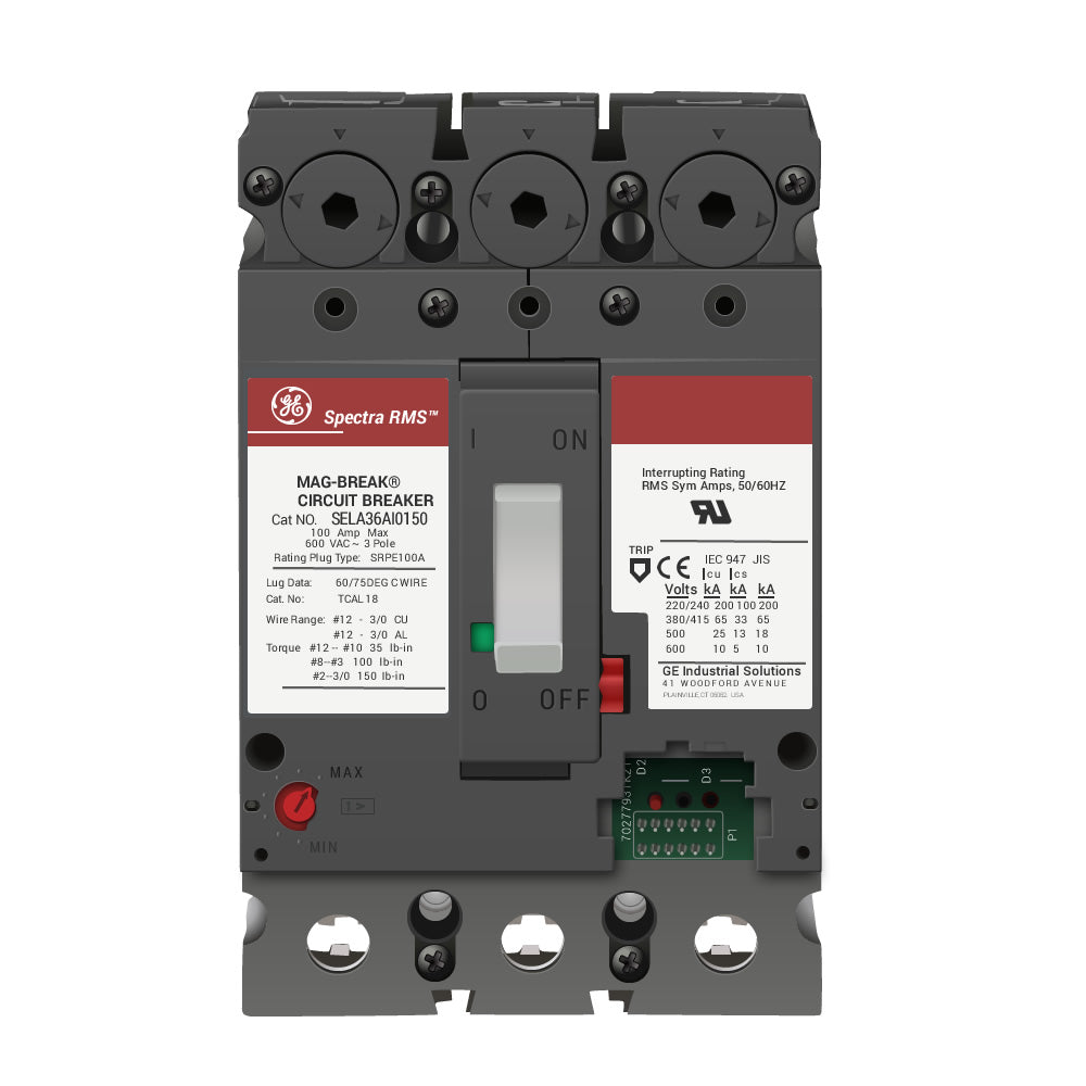 General Electric SELA36AI0150 - 3P Molded Case Breaker 150A 600V