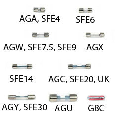 Bussmann SFE9 - Class E Fuse 9A 250V (3mm Barrel)
