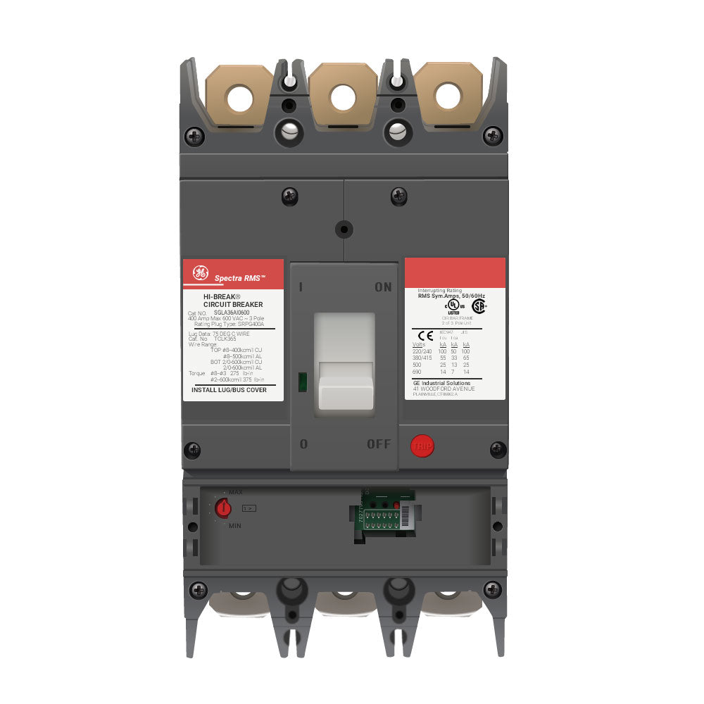 General Electric SGLA36AI0600 - Molded Case Breaker 600A 600V 3P