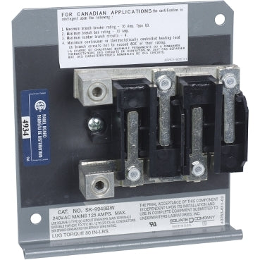 Schneider Electric SK9948BW - Motor Base/Accessory (AWG 12-1/0 Copper)