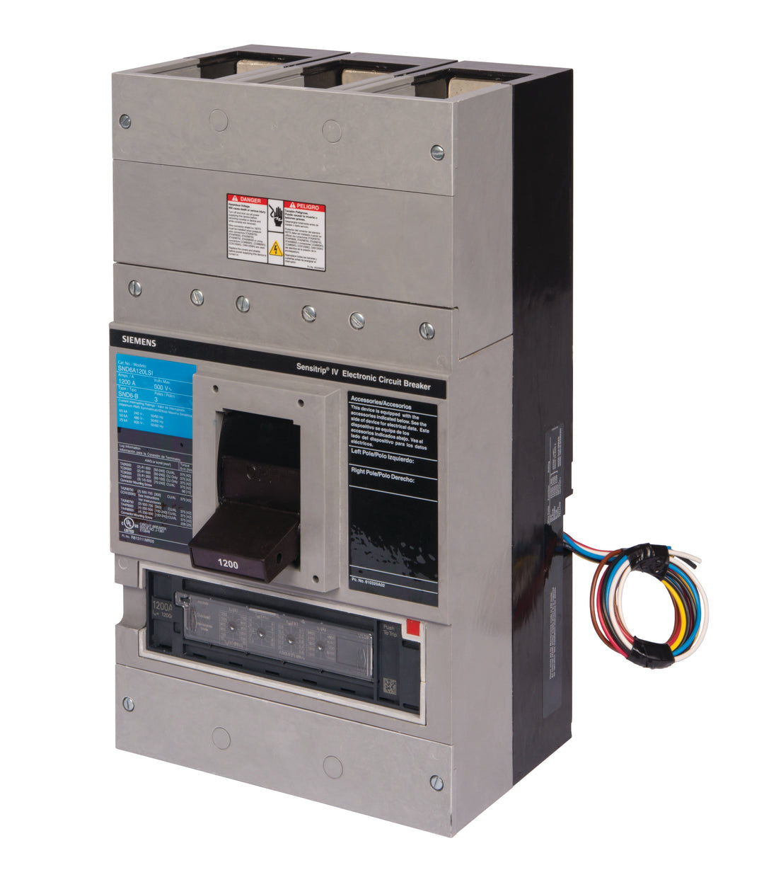 Siemens SND6A120LSIGH - 1200A 3-Pole Molded Case Breaker 600V