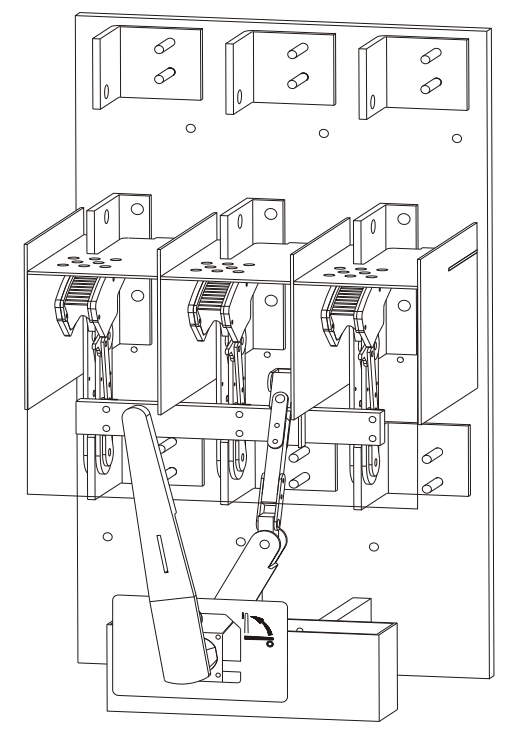 Boltswitch LB267-A - Fusible Bolted Pressure Switch 800A@600V (200kA AIC)