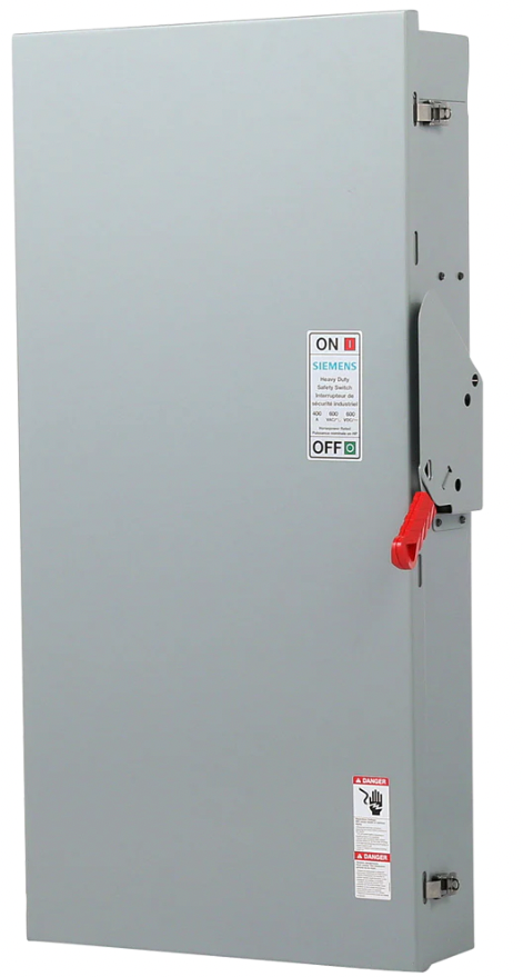 Siemens HF325NRA - Fusible Disconnect Switch 400A@240V (200kA AIC NEMA 3R)