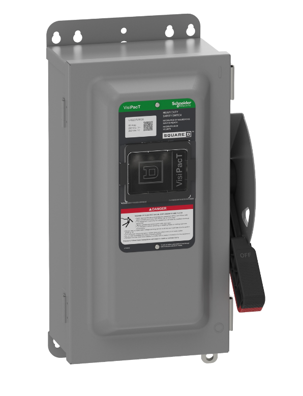 Square D VH222DSGL - Fusible Disconnect Switch 240V 60A (NEMA 4X Rated)
