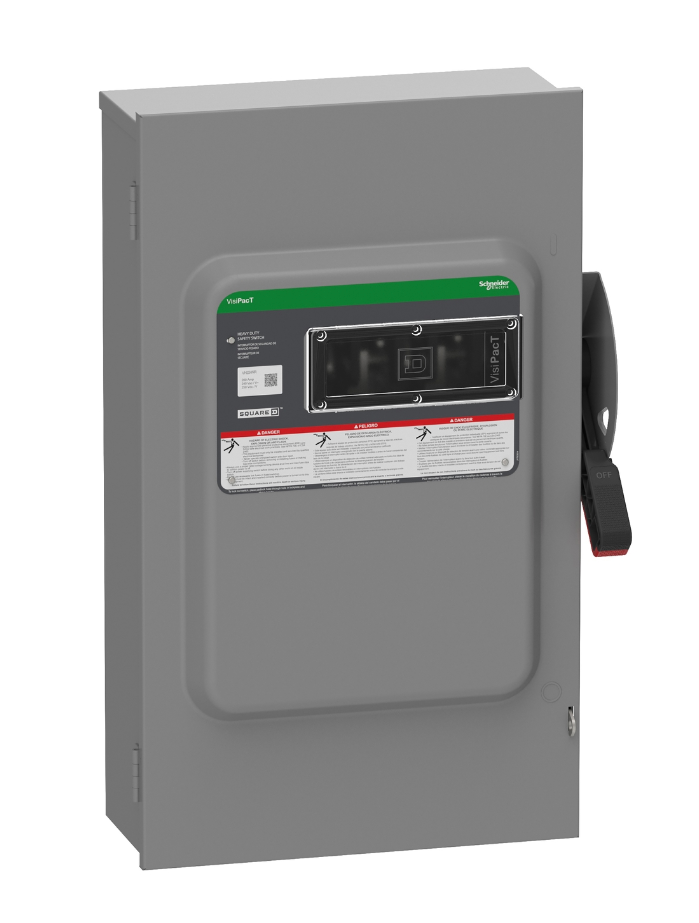 Square D VH224NDSGL - Fusible Disconnect Switch 240V AC 200A (NEMA 4X Enclosure)