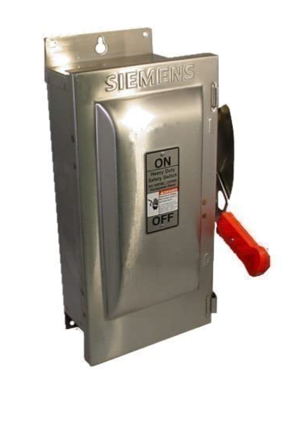 Siemens HF263S Disconnect Switch (Fusible) 100a 600V Stainless Nema 4 - Essential Electric Supply