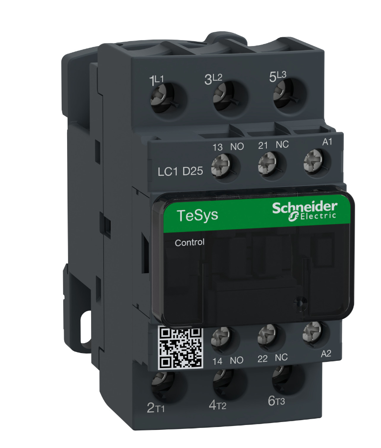 Schneider Electric LC1D25004-B7 - Contactor 25A 600V 3-Pole 24V Coil