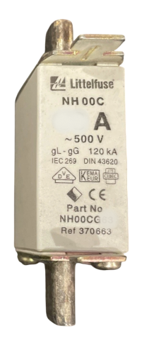Littelfuse NH00CG100 - NH00C Fuse 100A (500V gL/gG Class)