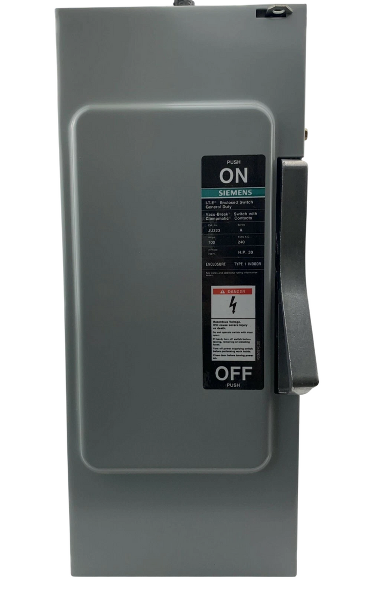 Siemens JU323 - Vacu-Break Disconnect Switch 3P 100A (100kA@240V AIC)