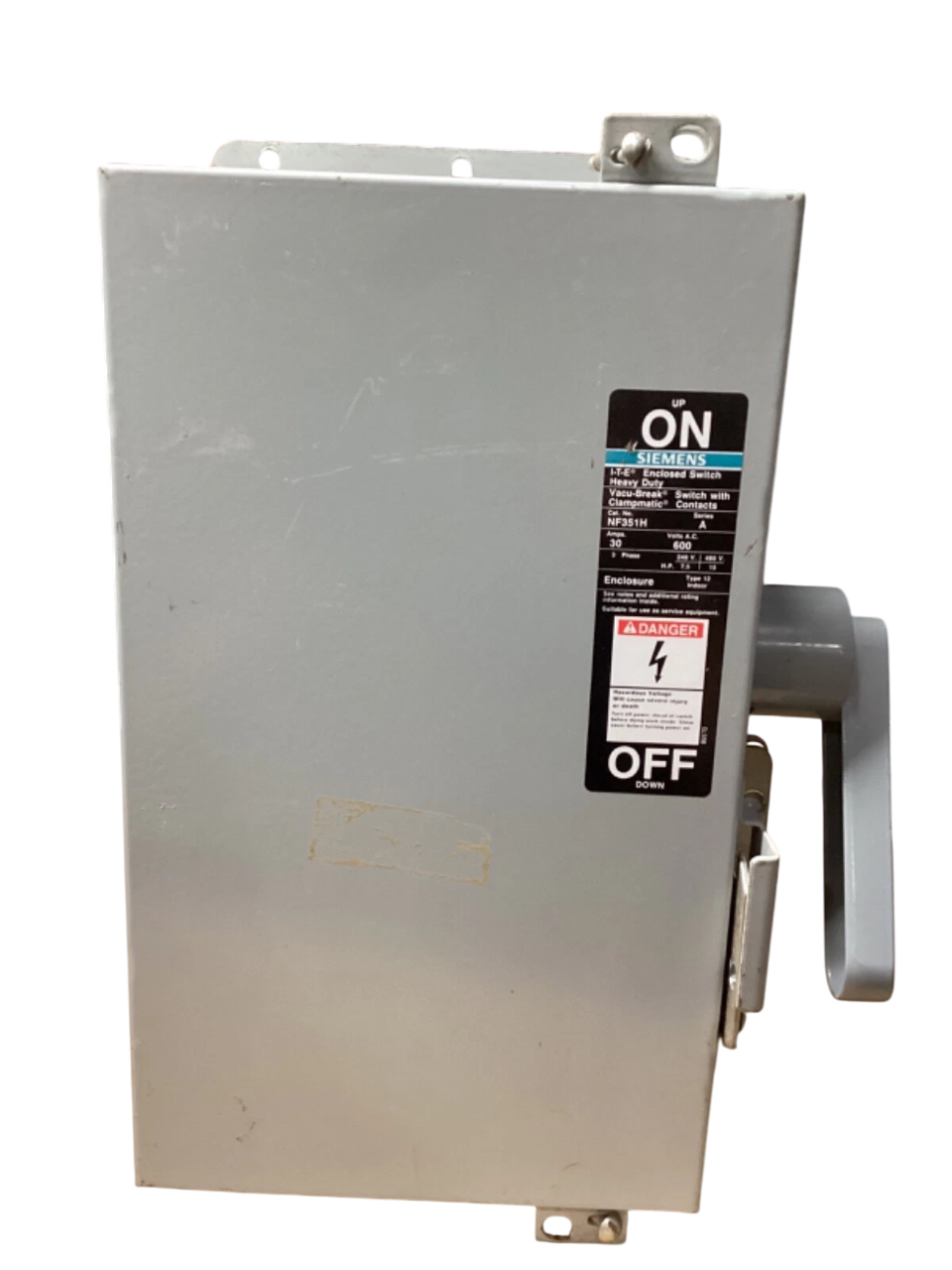 Siemens NF351H - Safety Switch 600V AC (Vacu-Break Technology)