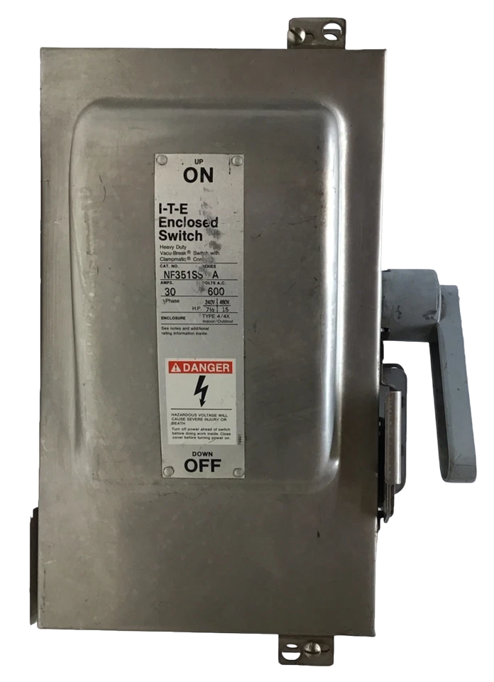 Siemens NF351SS - Non-Fusible Safety Switch 600V 30A (NEMA 4X 200kA AIC)
