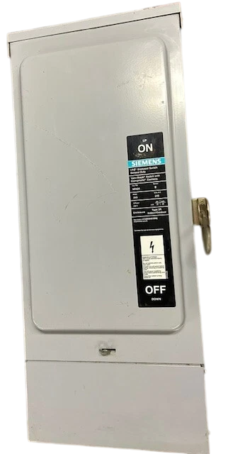 Siemens NR424 - Fusible Safety Switch 200A@240V (100kA AIC, NEMA 3R)