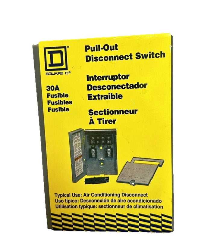 Square D FP221R - Fusible Safety Switch 240V 30A (NEMA 3R Enclosure)