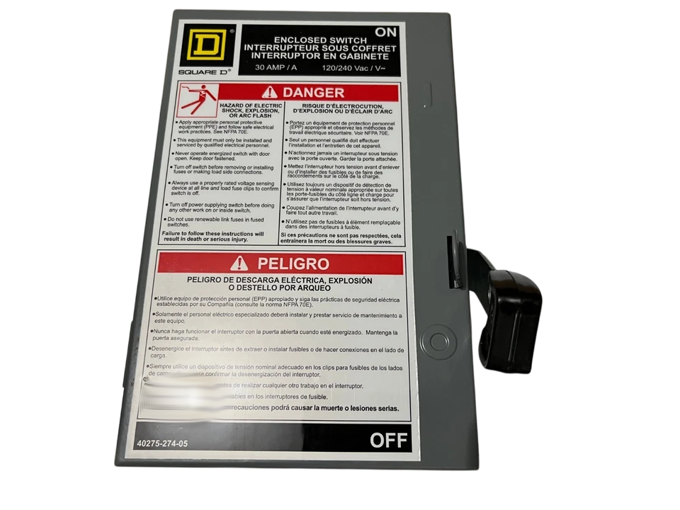 Square D L221N - Industrial Switch 240V AC (NSX Frame Compatible)