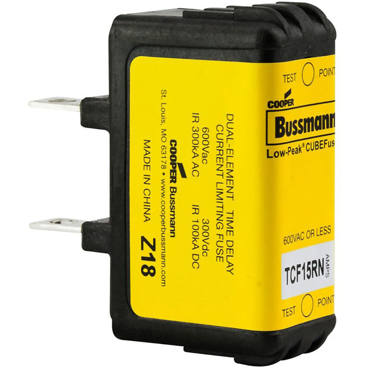 Bussmannn TCF15RN - Class CF Time-Delay Fuse 15A 600V (300kA AIC)