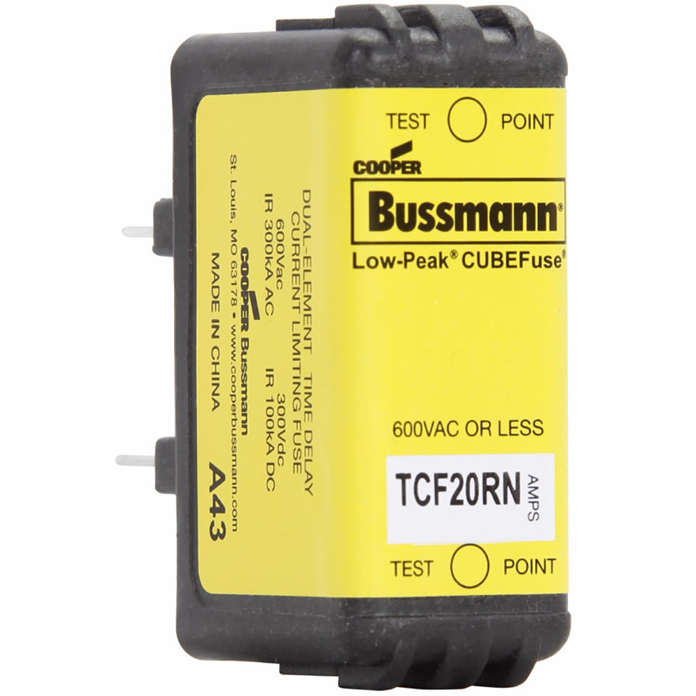 Bussmannn TCF20RN - Class CF Time-Delay Fuse 20A@600V (300kA AIC)