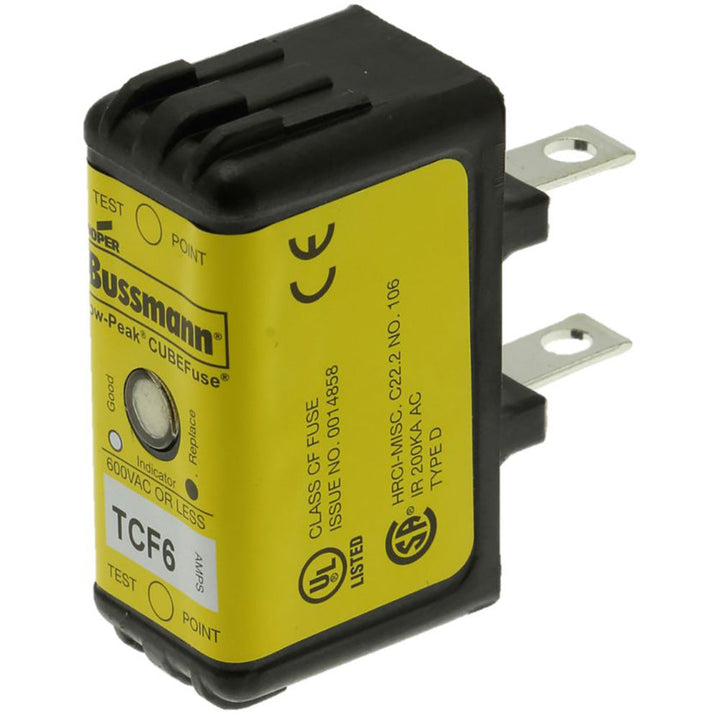 Bussmann TCF6 - Class H Time-Delay Fuse 6A 600V (300kA AIC)
