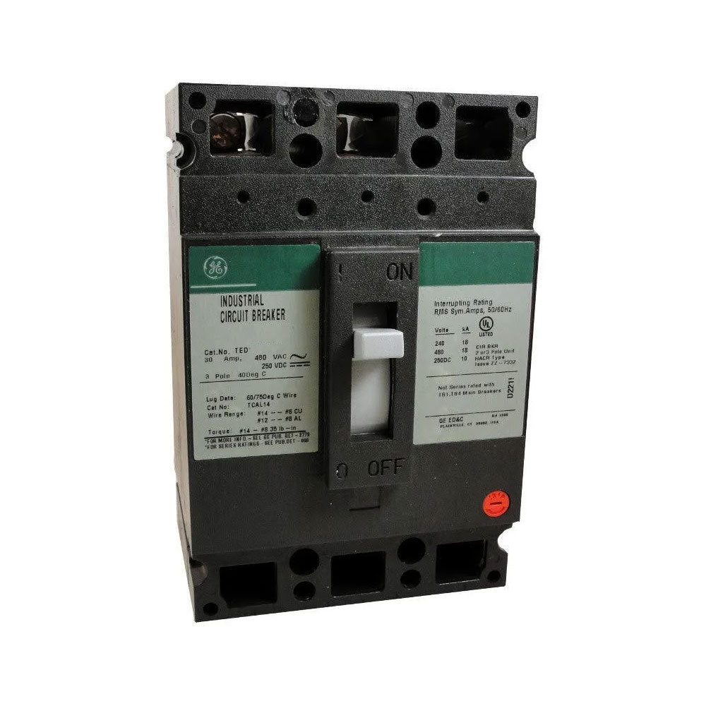 General Electric TED136035WL - Molded Case Circuit Breaker 35A 600V 3P