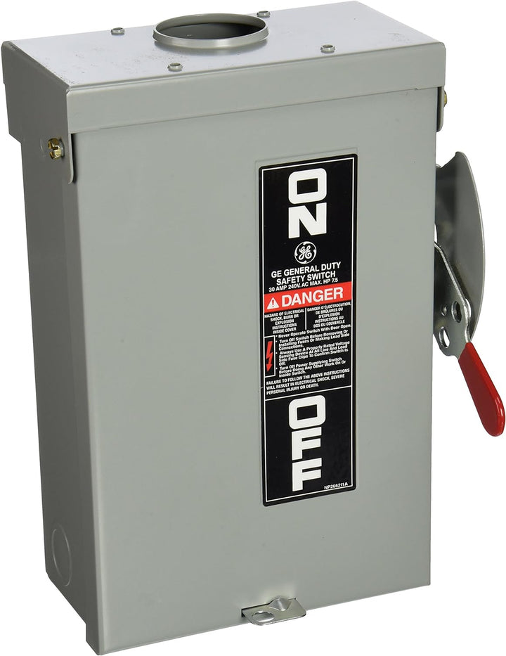 General Electric TG3221R - Fusible Disconnect Switch 240V 30A (100kA AIC)