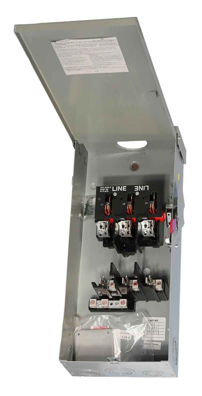 General Electric TG4323R - Fusible Disconnect Switch 100A 240V (3-Pole NEMA 3R)